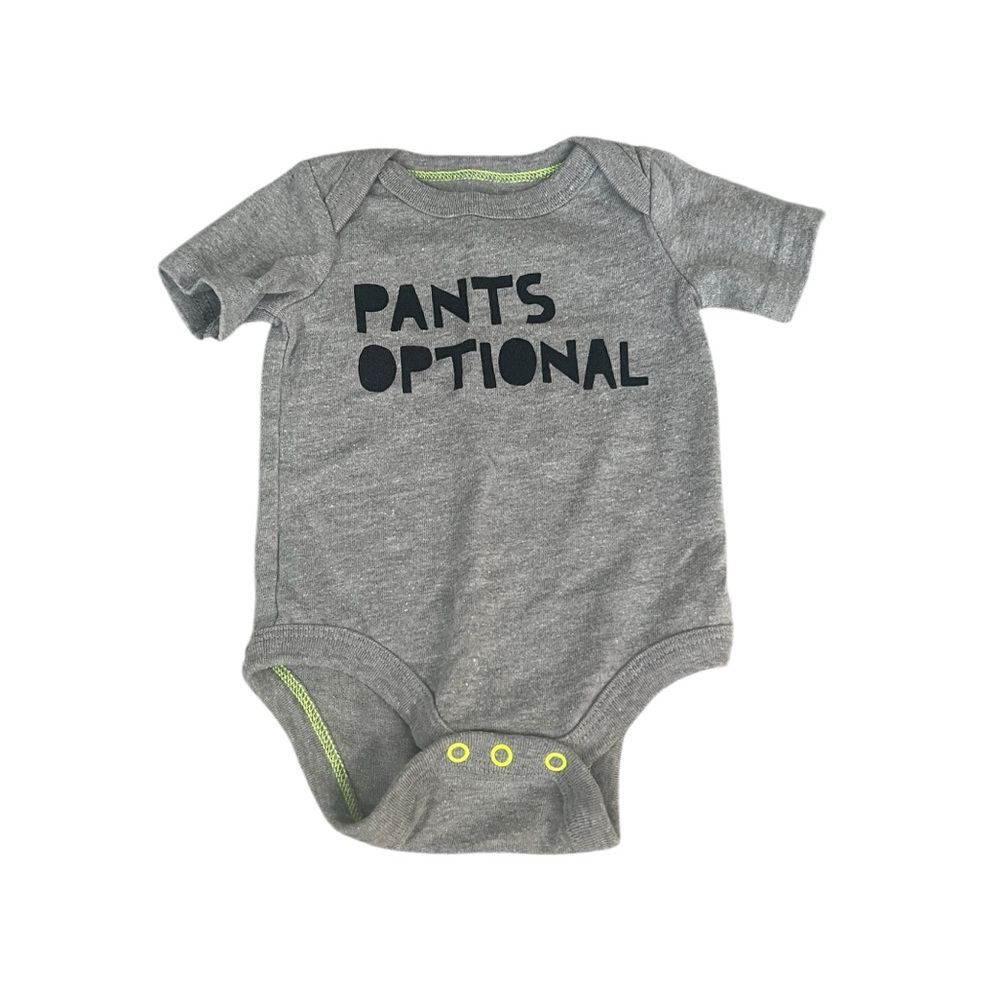 Cat & Jack Gray Bodysuit Pants Optional